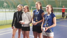 SM TN-17, 18.3.2018. 1. Noora Nokkala KouSS/ Paula Oksanen WilSu ja 2. Emelie Nyströn HBC/ Tuuli Vasikkaniemi Klaki Sulka