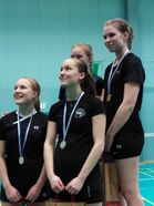 24.3.2019 SM 17, NN 2. Johanna Kelavuori SaSu - Noora Nokkala KouSS ja 1. Julia Salonen PuiU - Jannica Monnberg BadU