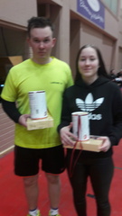 Voittajat! Arttu ja Noora... SN-A Jyväskylä 22.4.2017