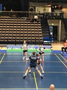 SM 3.2.2023 Sekuri, Pihla ja Konsta Mäkelä HalSu - Noora Nokkala KouSS ja Juuso Kuoppala AK 0-2 (17-21, 14-21) 