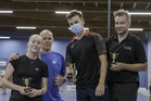 VL-nelurin palkintojen jako! 2. Noora ja Hannu Nokkala sekä 1. Valtteri ja Arto Nieminen 