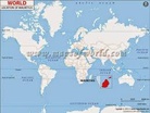 Mauritius kartalla