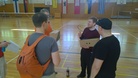 Hannu, Makke, Jani ja BSC:n puheenjohtaja Florian Münch... Laku tuliaiset BSC:n kisoihin...
