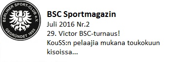 BSC Sortmagazin 2016 nro 2.